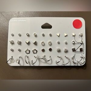 Icing Silver Earring Set of 20 pairs in total! 🤍🩶☑️💍🌌